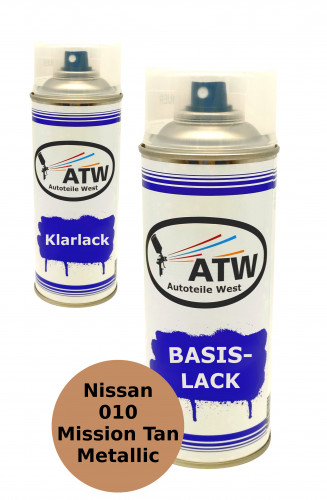 Nissan 010 Mission Tan Metallic +400ml Klarlack Set